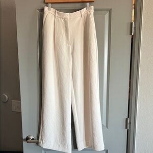 Abercrombie & Fitch High-Rise Tailored Wide-Leg Trouser